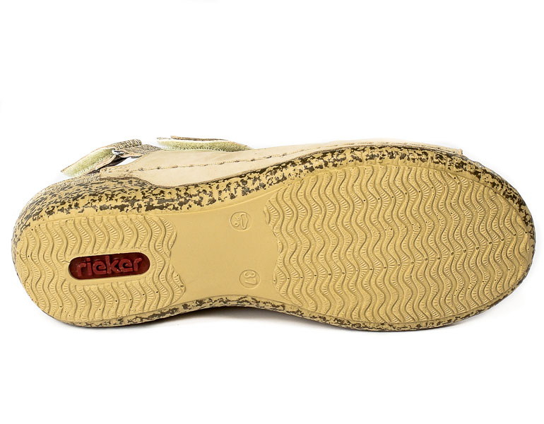 Sandały Rieker V7284-60 Beige Combination