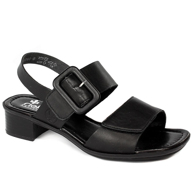 Sandały Rieker 62663-01 Black