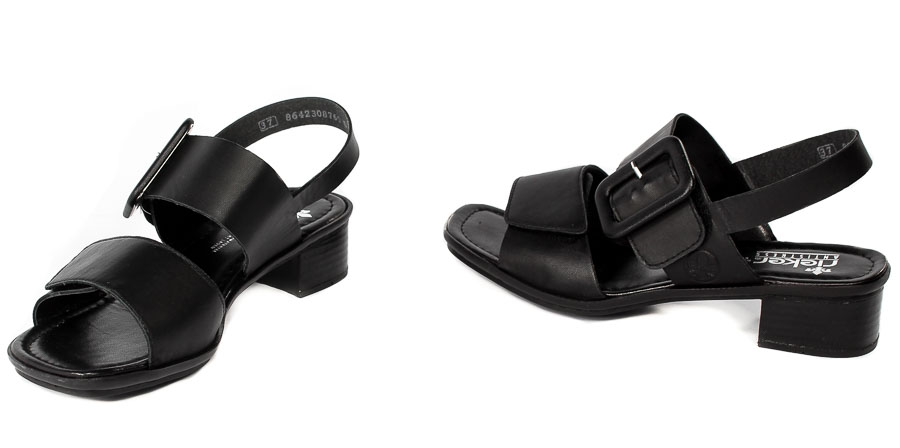 Sandały Rieker 62663-01 Black