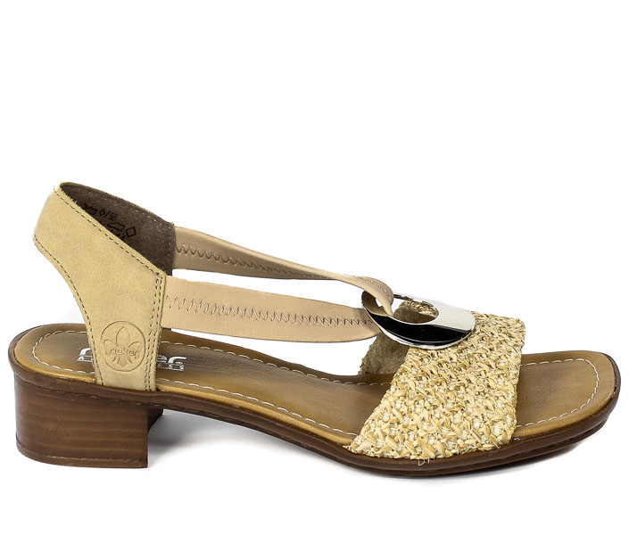Sandały Rieker 62664-61 Beige