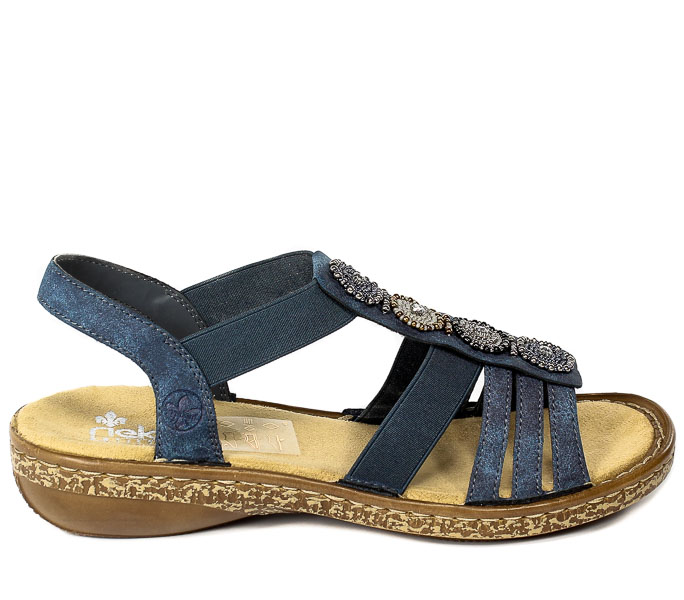 Sandały Rieker 628G9-14 Blue