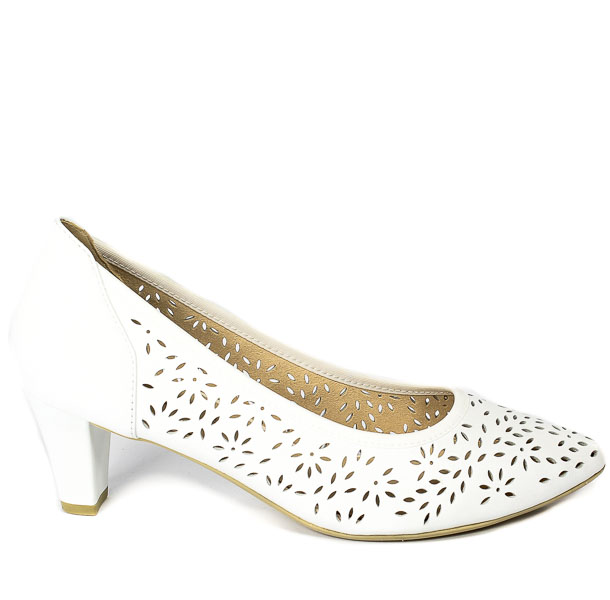 Czółenka Caprice 9-22503-28 102 White Nappa