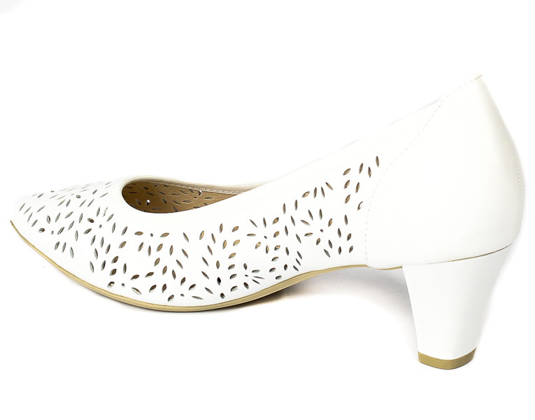 Czółenka Caprice 9-22503-28 102 White Nappa