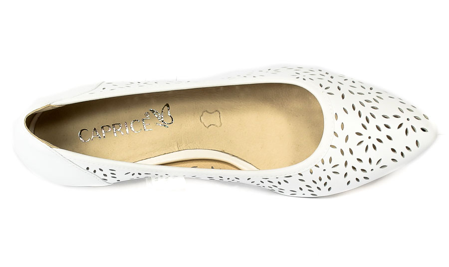 Czółenka Caprice 9-22503-28 102 White Nappa