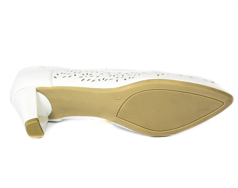 Czółenka Caprice 9-22503-28 102 White Nappa