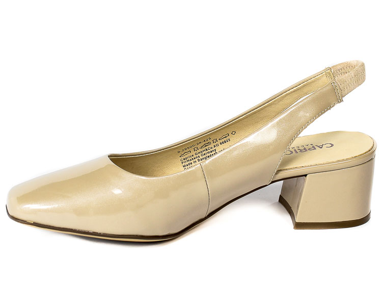 Sandały Caprice 9-29500-28 423 Beige Patent
