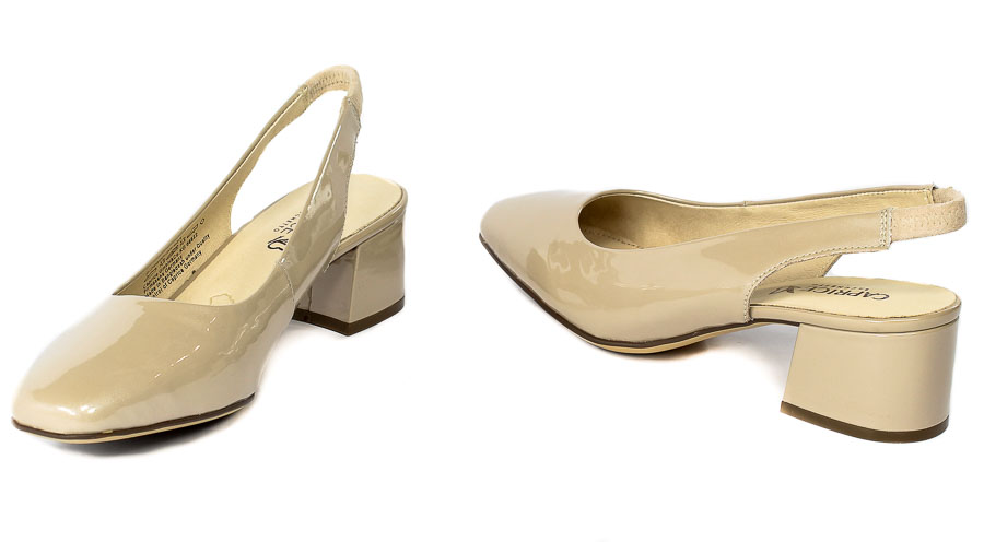Sandały Caprice 9-29500-28 423 Beige Patent