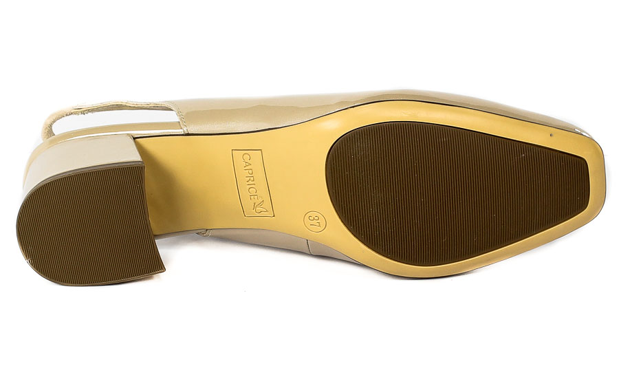 Sandały Caprice 9-29500-28 423 Beige Patent