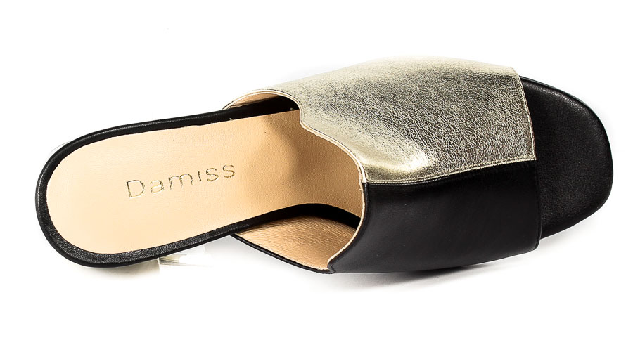 Klapki Damiss DS 587-8 Cz.Lico-Zł.Wenus