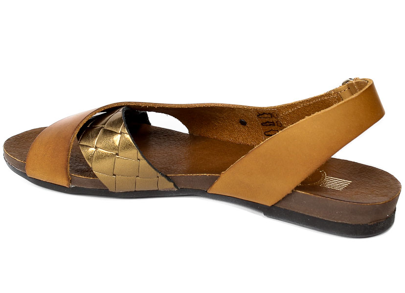 Sandały Lemar 40141 Bf.Brąz + Bf.Bari Miedź