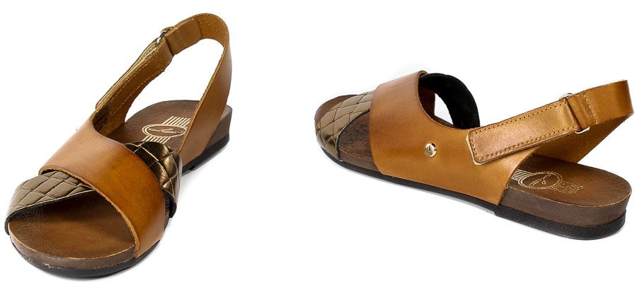 Sandały Lemar 40141 Bf.Brąz + Bf.Bari Miedź