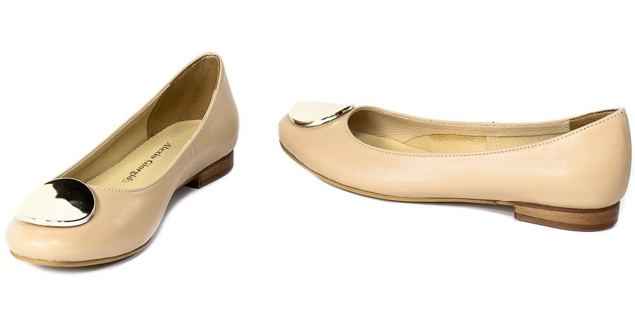 Baleriny Alexio Giorgio A07 Beżowy