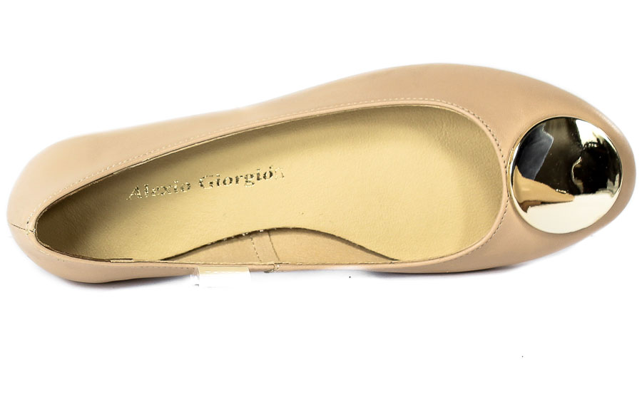 Baleriny Alexio Giorgio A07 Beżowy