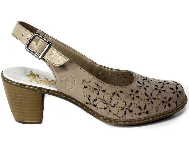Sandały Rieker 40981-64 Beige