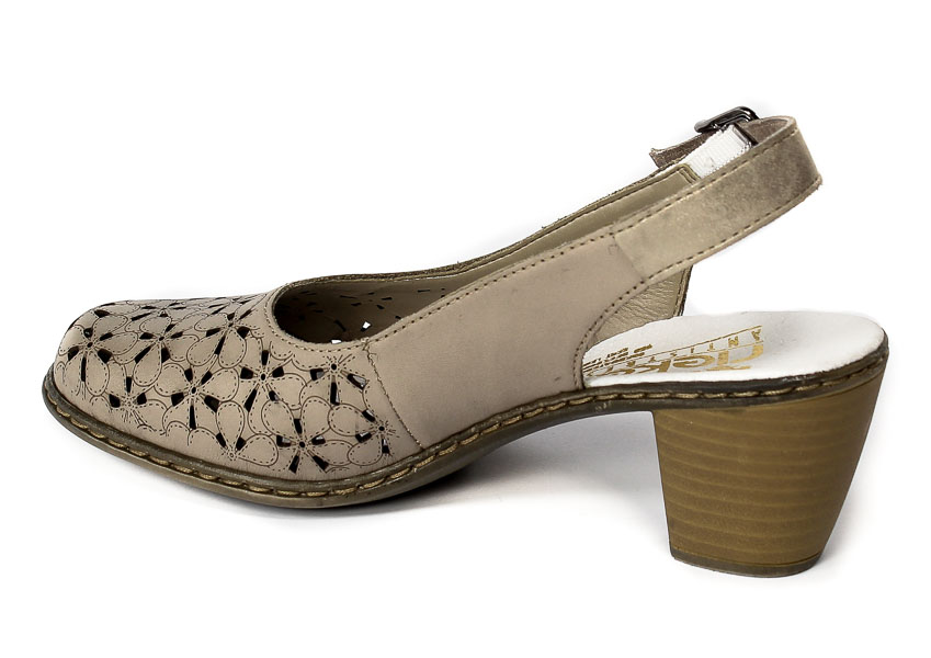 Sandały Rieker 40981-64 Beige