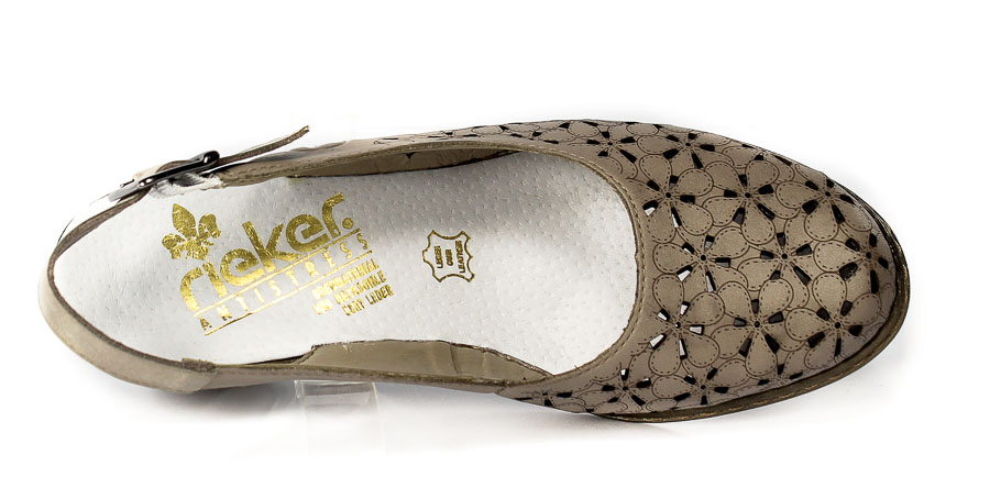 Sandały Rieker 40981-64 Beige