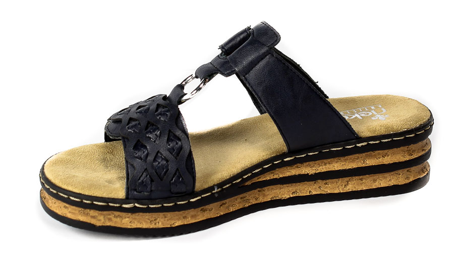 Klapki Rieker 629K9-14 Blue