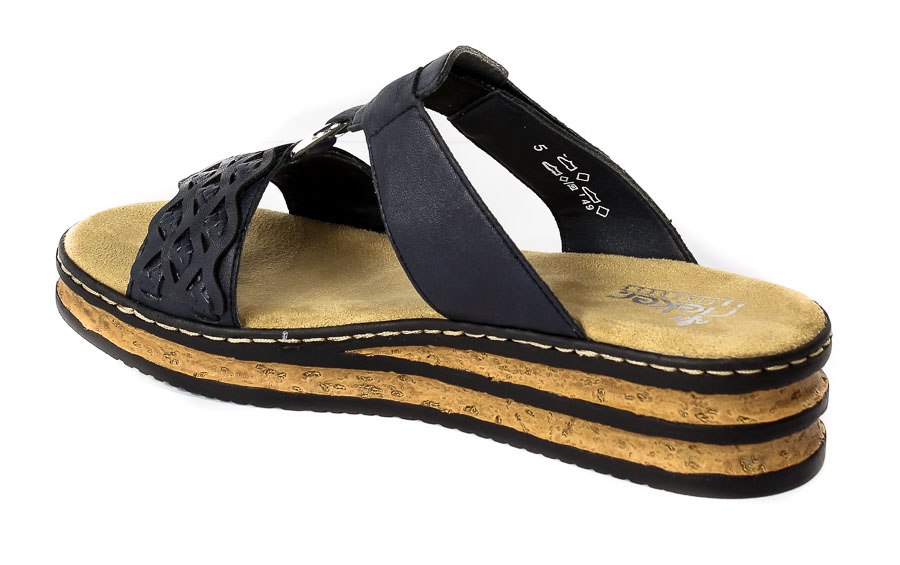 Klapki Rieker 629K9-14 Blue