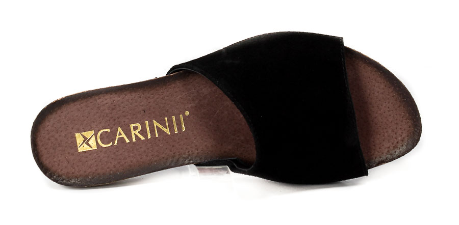 Klapki Carinii B3269-H20-000-B02 Czarny
