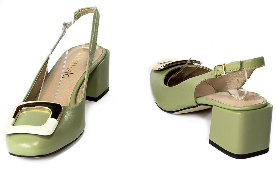 Sandały Kaniowski K59/0798 ZIELONY