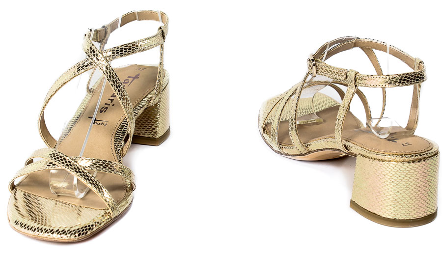 Sandały Tamaris 1-28204-28 912 LT.GOLD STRUC.