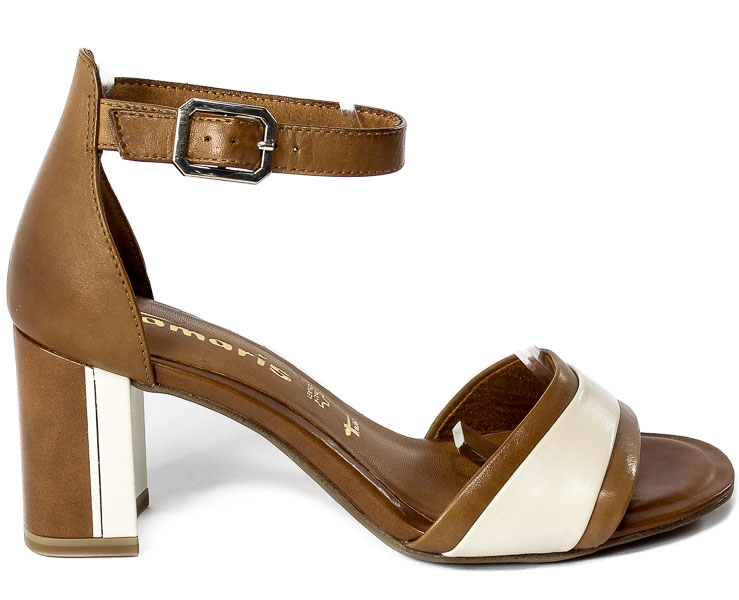 Sandały Tamaris 1-28379-28 315 Muscat WHT Lea