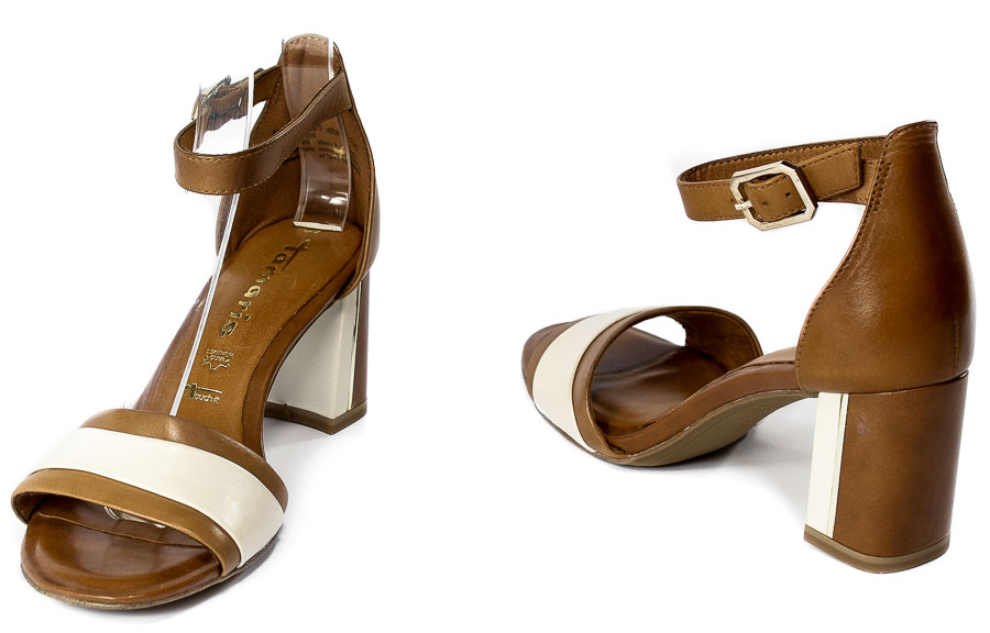 Sandały Tamaris 1-28379-28 315 Muscat WHT Lea
