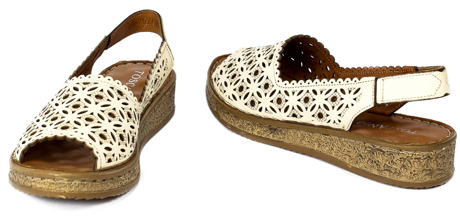 Sandały Toscanio BM1036 LC Beż