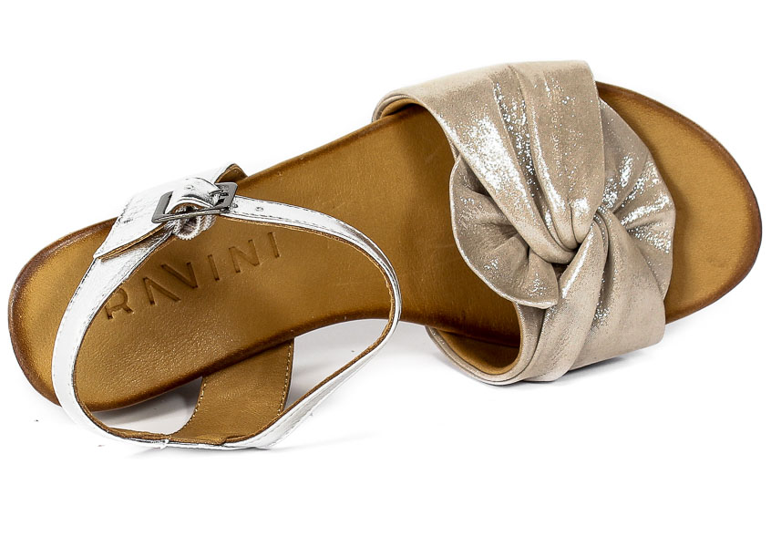 Sandały Ravini 88.1411 Mel Stone Silver