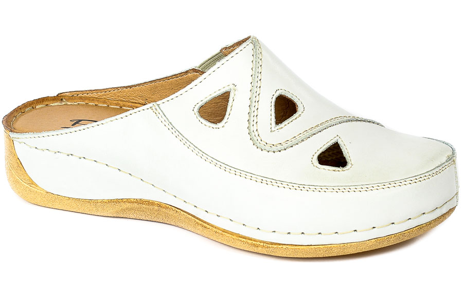 Klapki Pollonus 5-0683-001 AVORIO