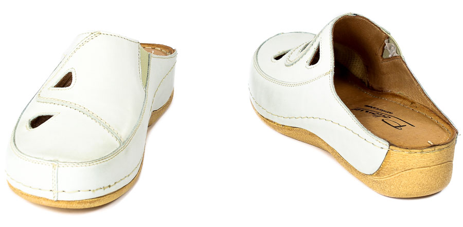 Klapki Pollonus 5-0683-001 AVORIO