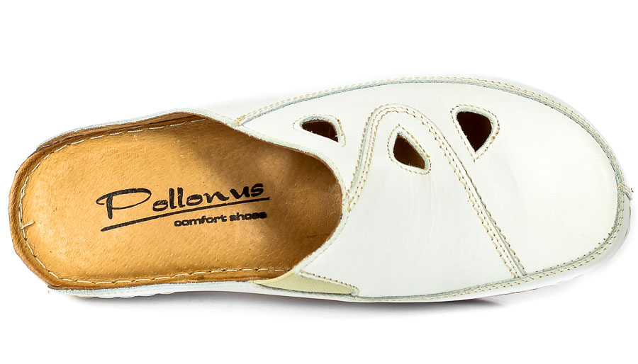 Klapki Pollonus 5-0683-001 AVORIO