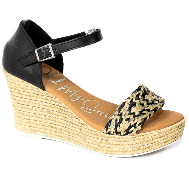 Sandały Oh My Sandals 4869 Negro Combi