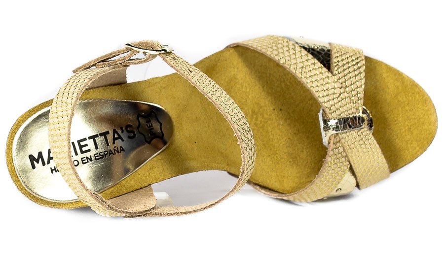 Sandały Marietta's 7144 Katay Oro - Platino