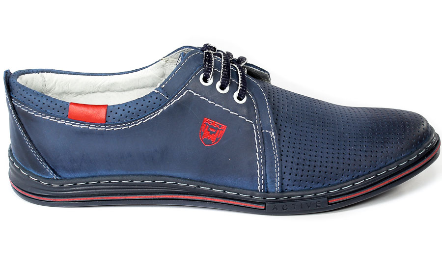 Półbuty Polbut 343P-535 Blu