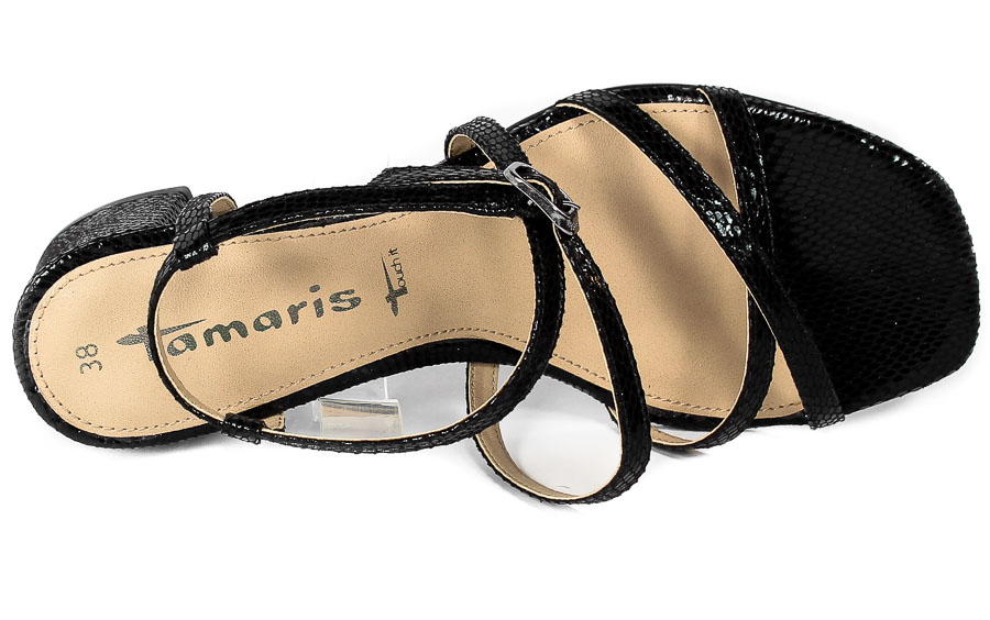 Sandały Tamaris 1-28204-28 013 Black Met STR
