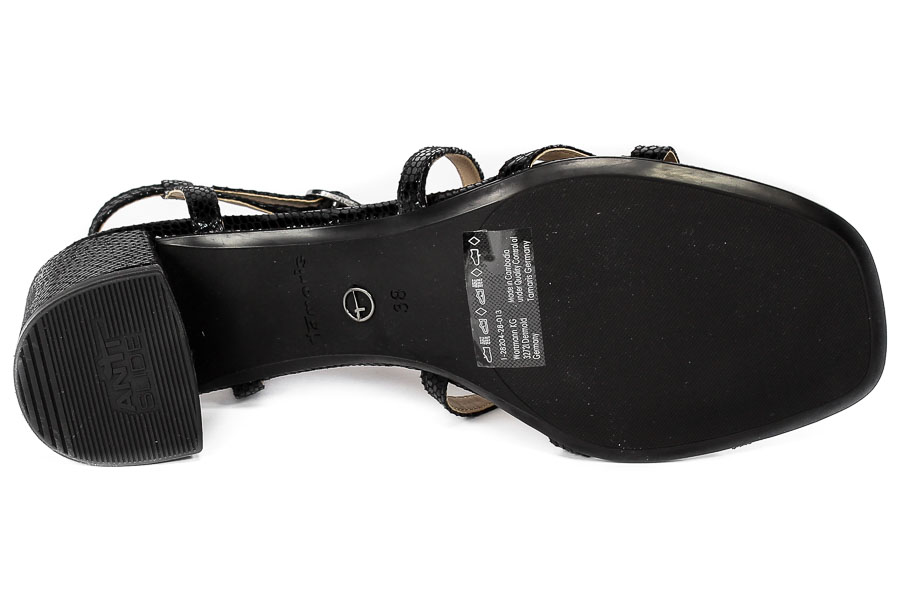 Sandały Tamaris 1-28204-28 013 Black Met STR
