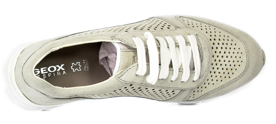 Półbuty Geox D02F2B 0022 Lt.Grey