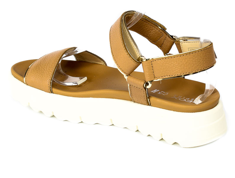 Sandały Geox D25SZB-046BN Camel-LT.Gold