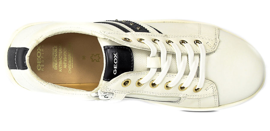 Półbuty Geox J16EUF-00085 White-Navy R.36-39