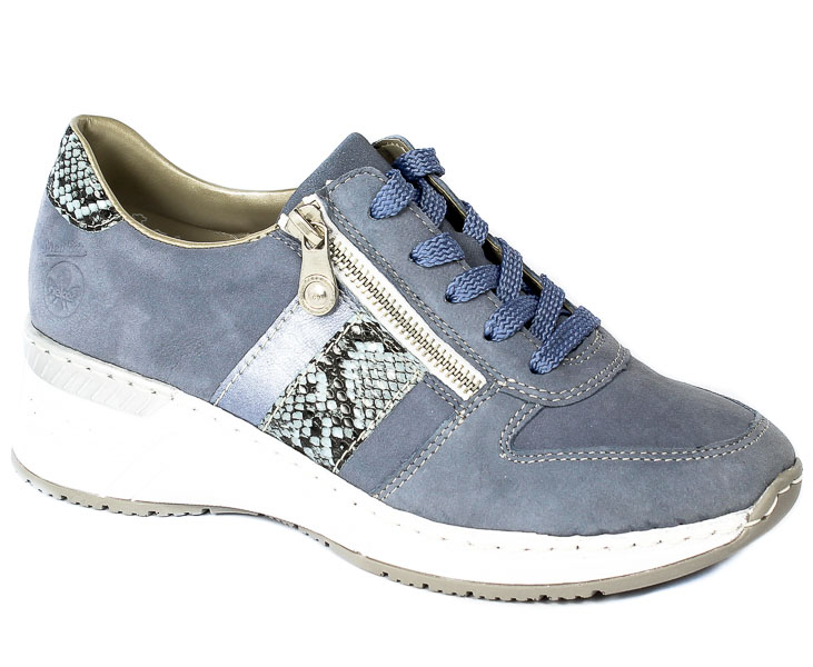 Półbuty Rieker N4321-11 Blue