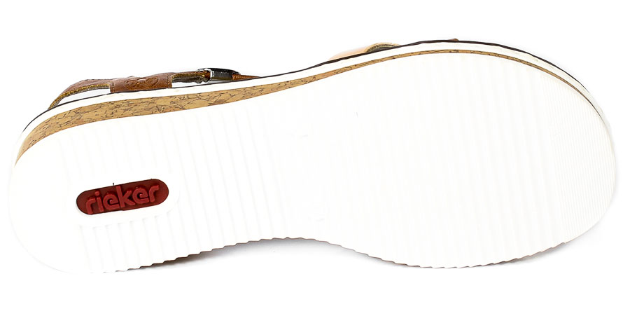 Sandały Rieker V3657-81 Brown