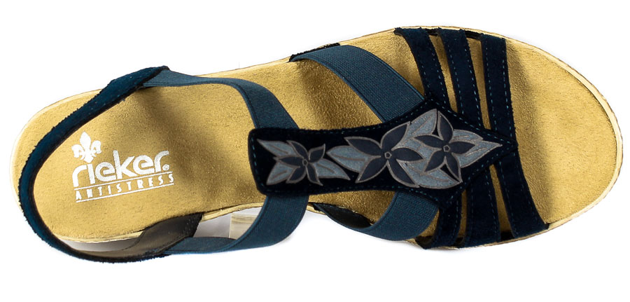 Sandały Rieker 61911-14 Blue