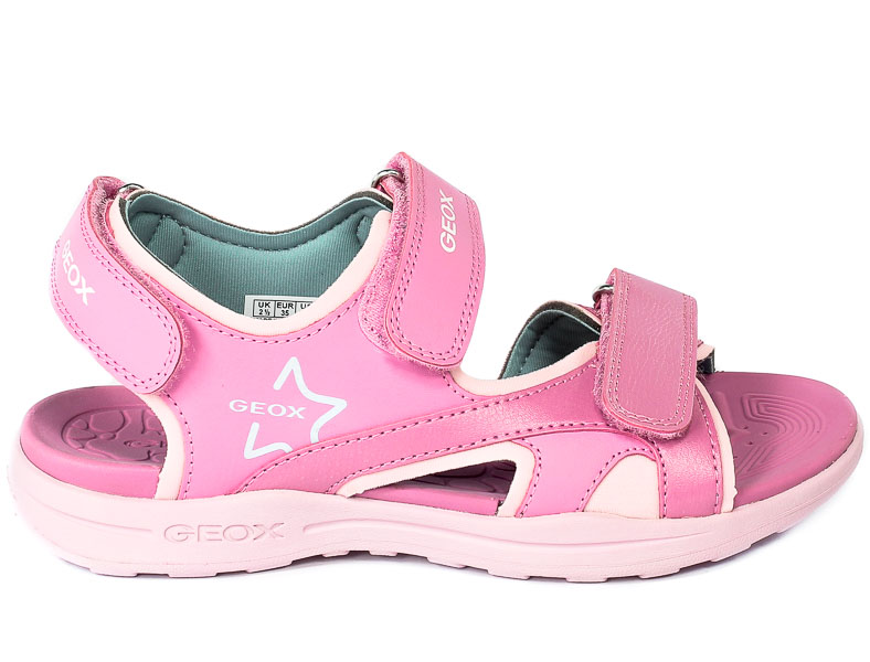 Sandał Geox J256A-CE84A Pink-Aqua R.26-27