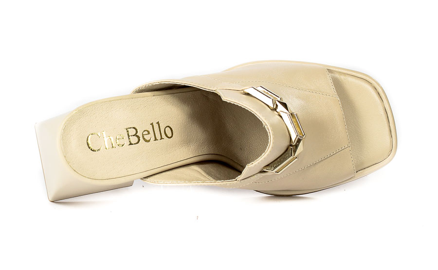 Klapki CheBello 2885-308-S189 Beżowe