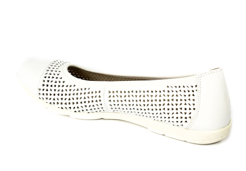 Baleriny Caprice 9-22151-28 102 White nappa