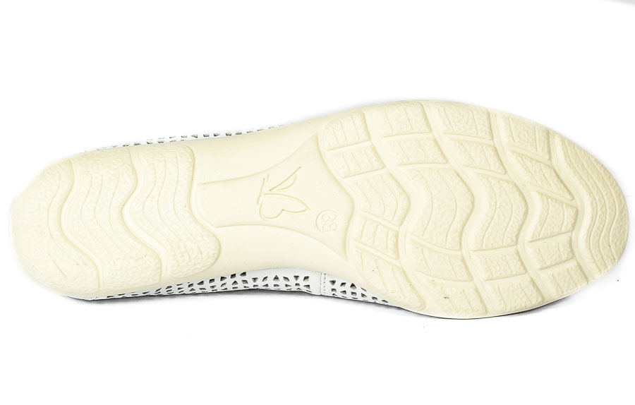 Baleriny Caprice 9-22151-28 102 White nappa