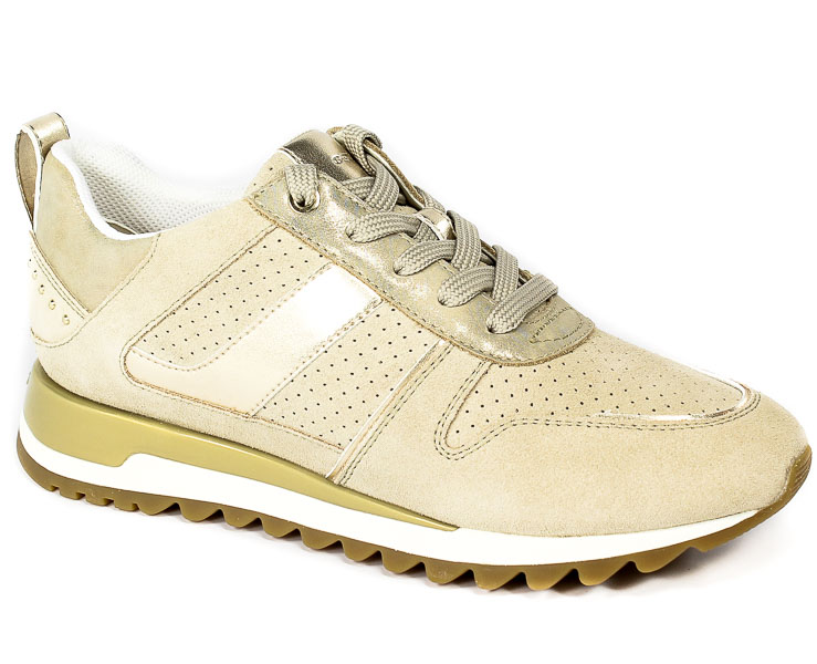 Półbuty Geox D25AQA CH62L Seude Shiny LEA Taupe Gold R.36-37