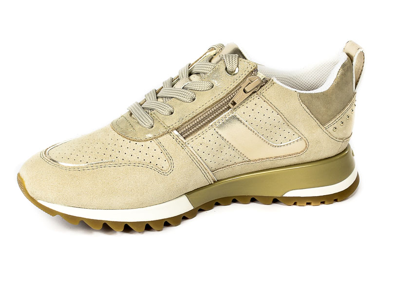 Półbuty Geox D25AQA CH62L Seude Shiny LEA Taupe Gold R.36-37