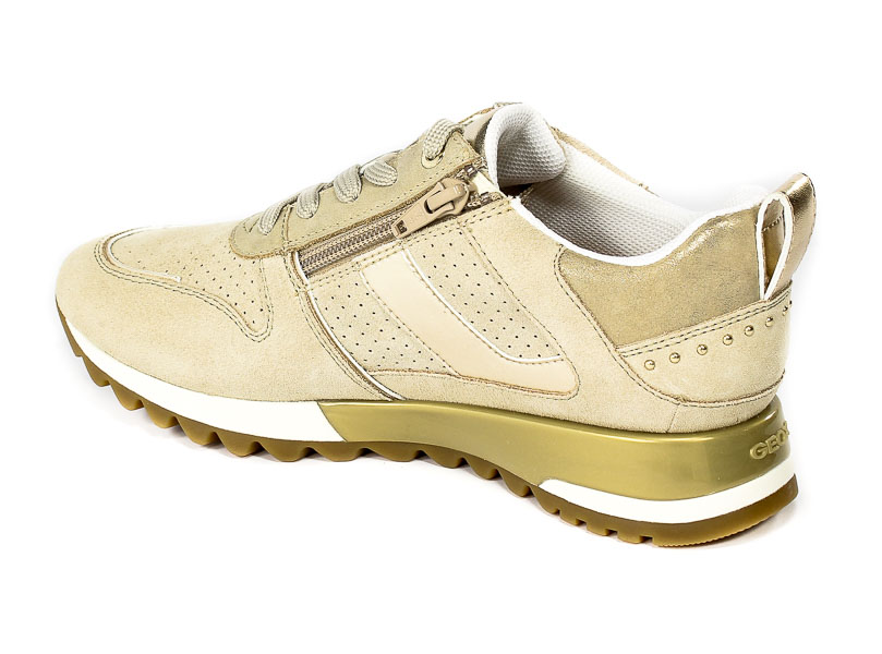 Półbuty Geox D25AQA CH62L Seude Shiny LEA Taupe Gold R.36-37